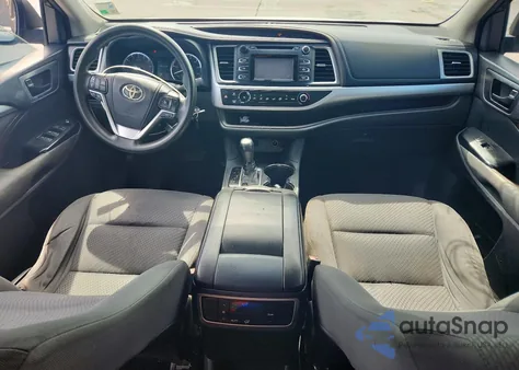 2014 Toyota Highlander Le from USA, damaged, VIN 5TDZARFH4ES007866